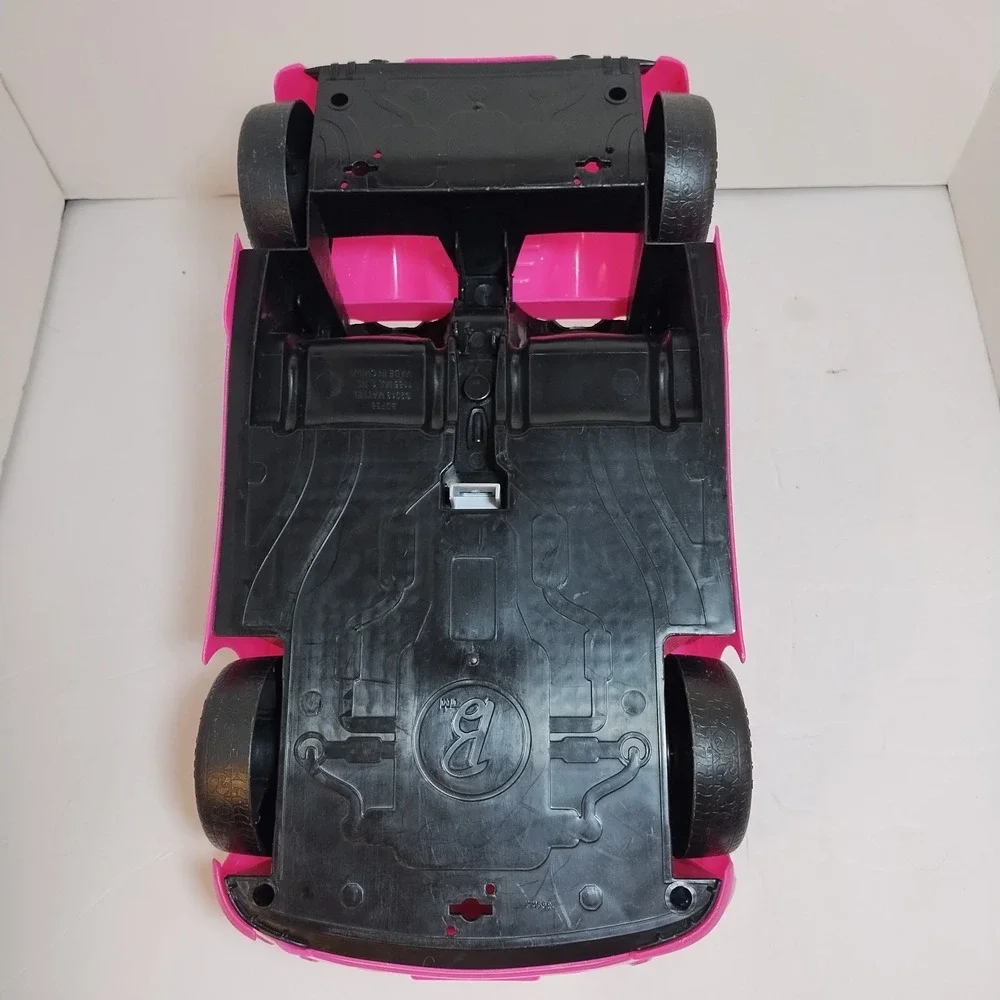 2013‎ Mattel Barbie Convertible Car Pink Sparkle Glitter Silhouette Toy Vehicle